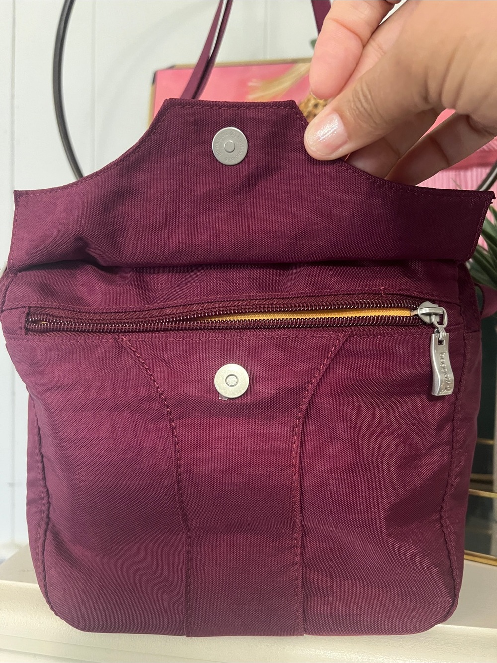 Baggallini Plum Crossbody Bag - Picture 5 of 11